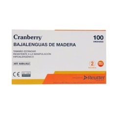 BAJALENGUAS DE MADERA CAJA X 100 UND REUTTER (DM)