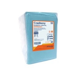 BABERO DENTAL AZUL 3 CAPAS X 100 UND