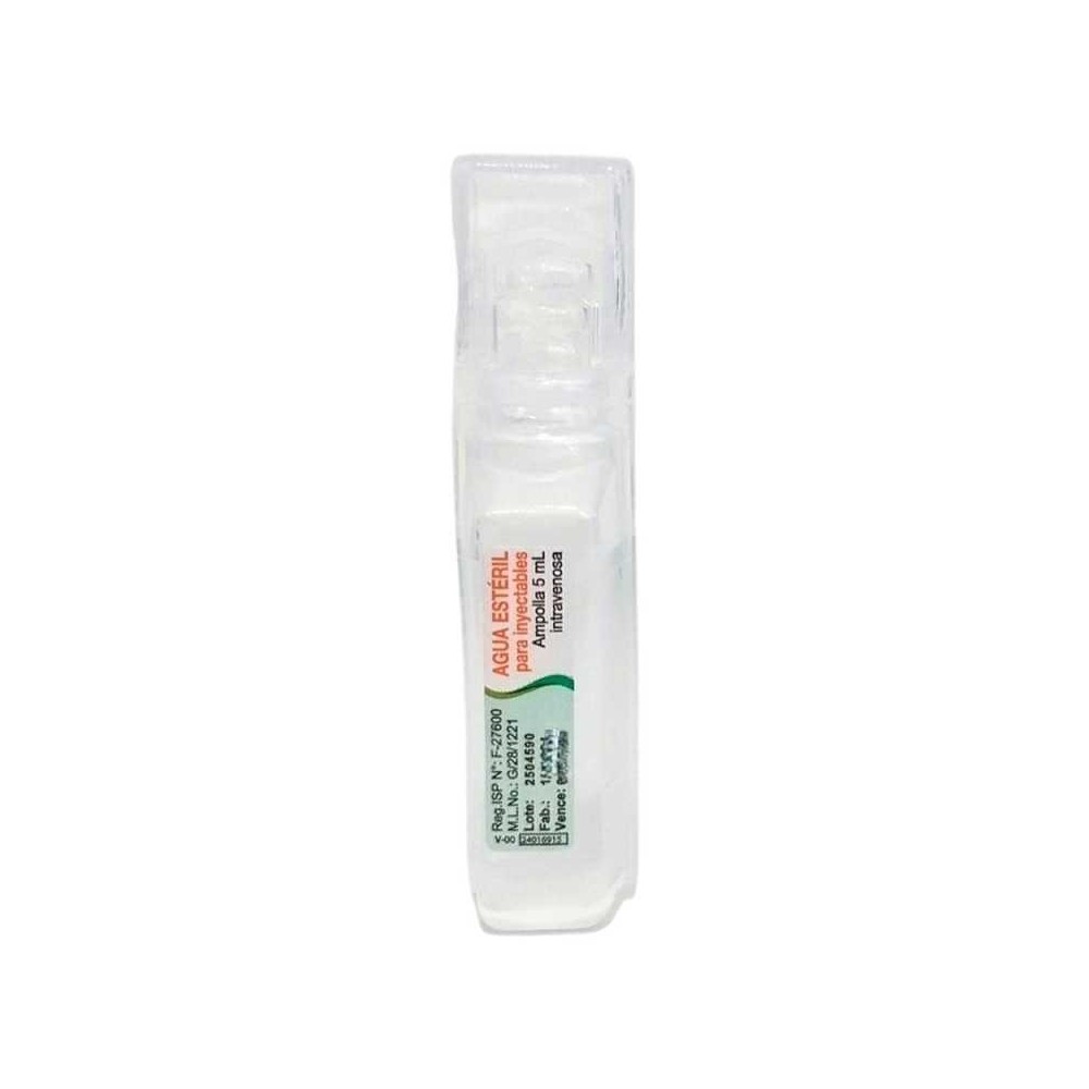 AGUA ESTERIL SOL INY 5 ML X 50 UND VITAFARMA (EC)