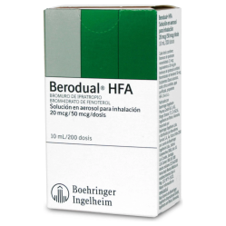 BERODUAL HFA INH 10 ML X 200 DSS
