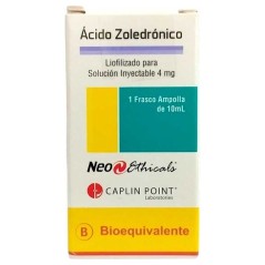 ACIDO ZOLEDRONICO SOL INY 4 MG X 1 CAPLIN