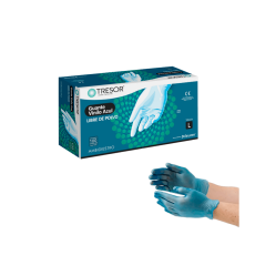 GUANTE EXAMEN VINILO L/P TRESOR L X 100 UND (DM)
