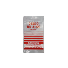 OXIDO DE ZINC SBR X 10 GR (CAJ X 25) REUTTER
