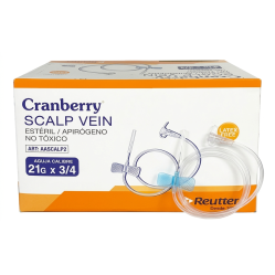 SCALP VEIN MARIPOSA N 21 G X 3/4 LUER LOCK X 100 REUTTER (DM)