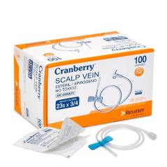 SCALP VEIN MARIPOSA N 23 G X 3/4 LUER LOCK X 100 REUTTER (DM)
