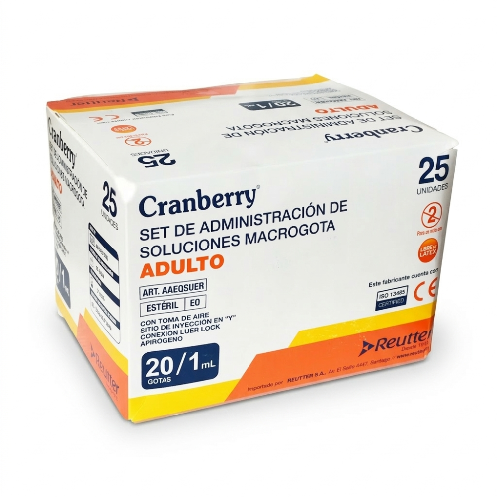 SET DE ADMINISTRACION MACRO ADL 20 G/1ML CAJA X 25 REUTTER (DM)