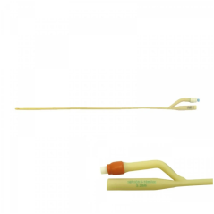 SONDA FOLEY SILICON 2V C/BALON 5-10 CC 16 FR