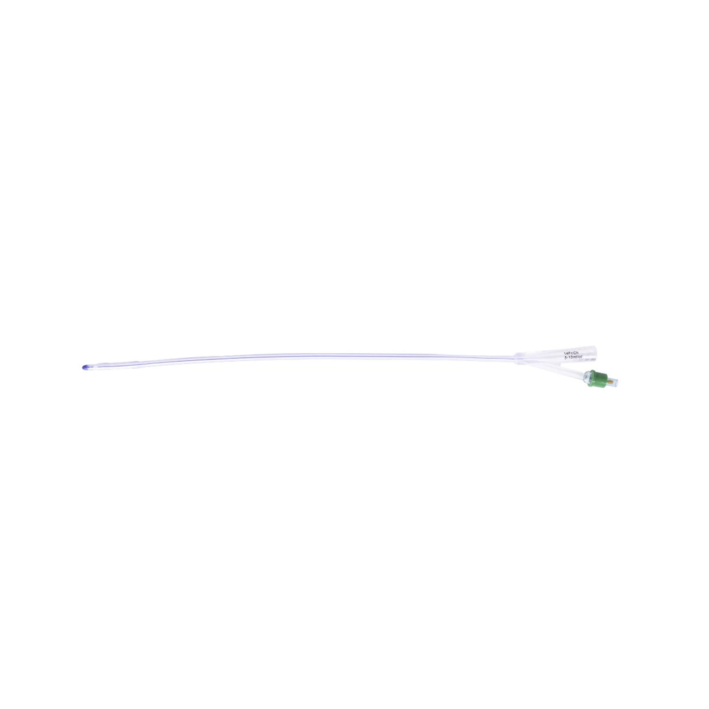 SONDA FOLEY SILICON 2V C/BALON 5-10 CC C 14 FR