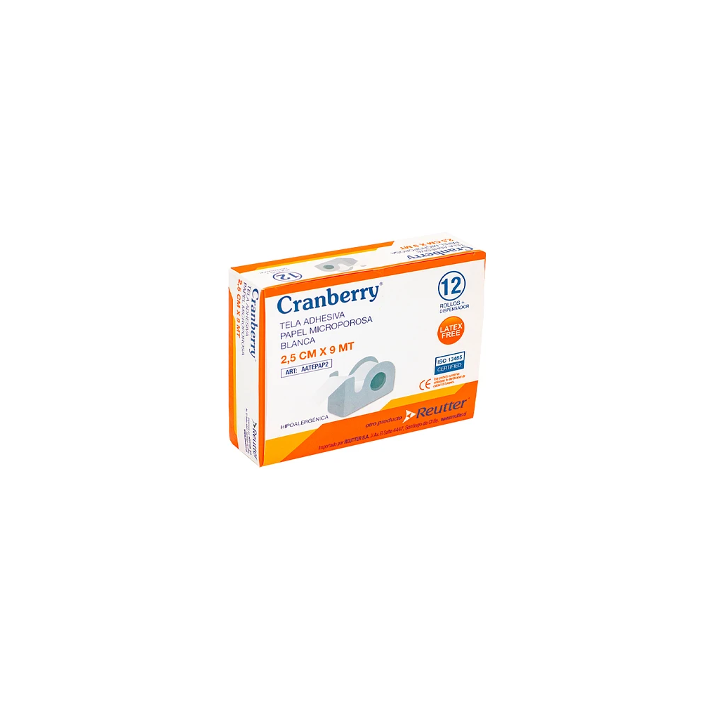 TELA ADH PAPEL MICROP BLAN 2,5 X 9  X 12 UNI (DM)