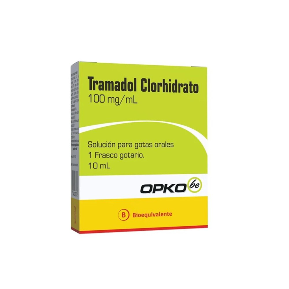 Tramadol (B) 100mg/ml Gotas 10ml  / PRECIO POR UNIDAD DE MEDIDA / $ 145.- valor por unidad