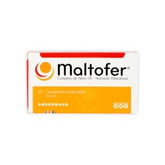 Maltofer Hierro 100mg 30 Comprimidos Masticables