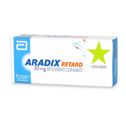 ARADIX RETARD XR COM 20 MG X 30