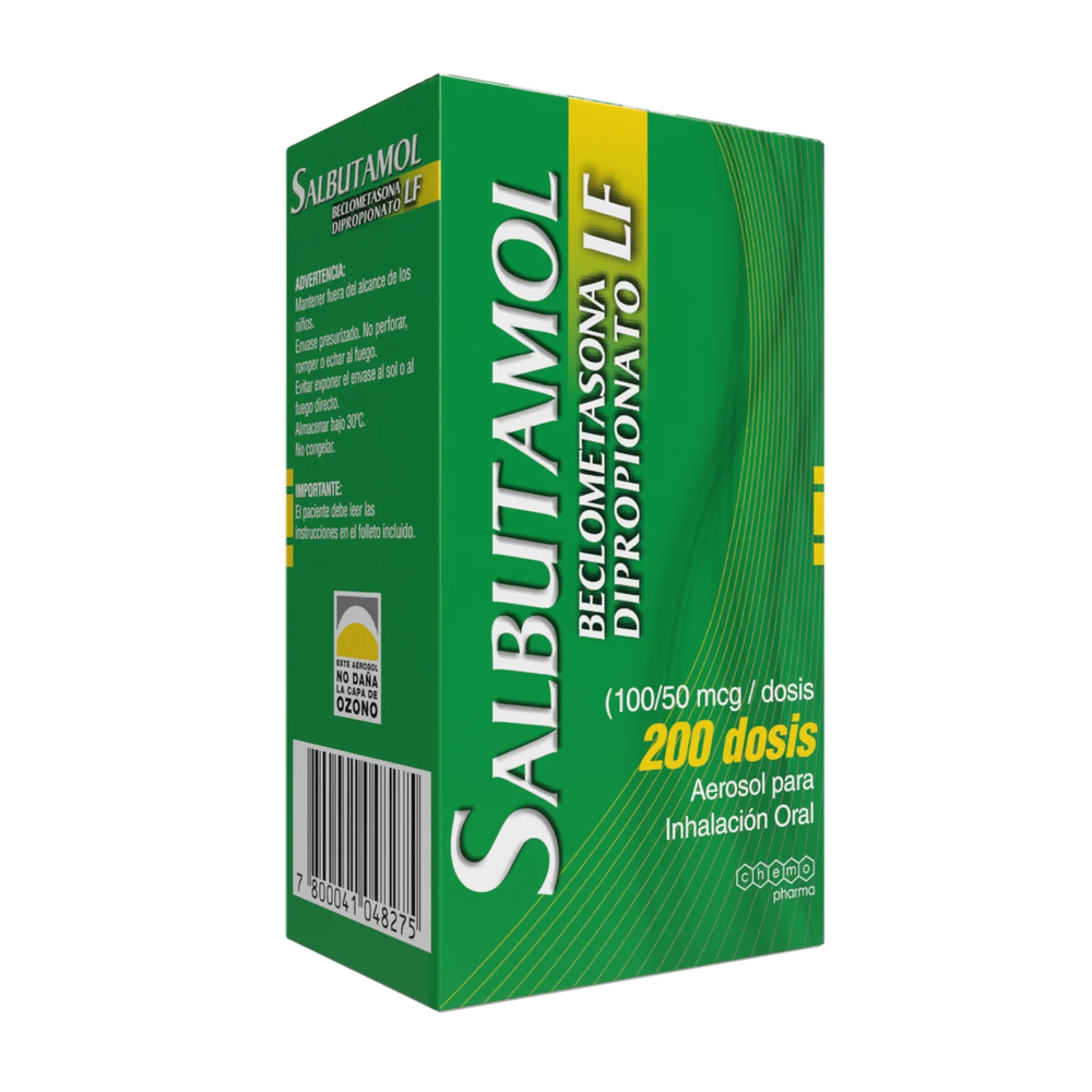SALBUTAMOL+BECLOM INH X 200 DSS CHEMO