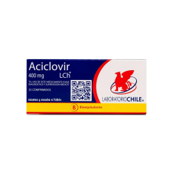ACICLOVIR COM 400 MG X 35 CHILE (BE)