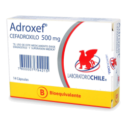 ADROXEF CAPS 500 MG X 14 (BE)