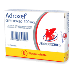 ADROXEF CAPS 500 MG X 14 (BE)