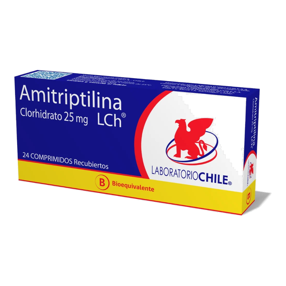 AMITRIPTILINA COM 25 MG X  24 CHILE