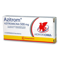 AZITROM COM RECUBIERTOS 500MG X 6