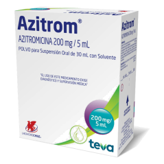 AZITROM SUS 200 MG X 30 ML