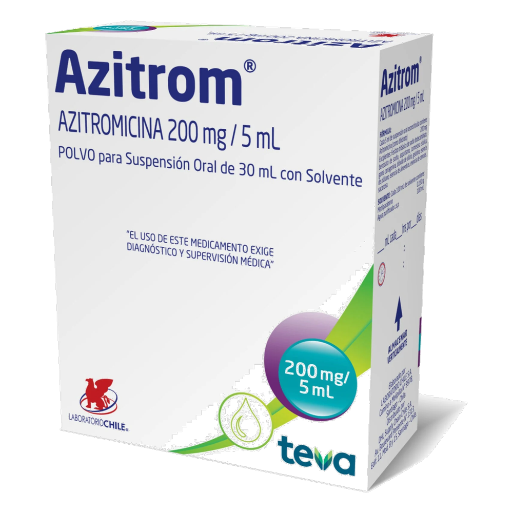 AZITROM SUS 200 MG X 30 ML