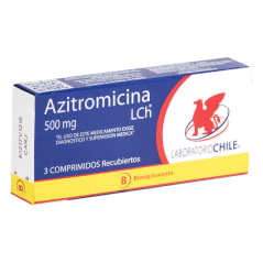 AZITROMICINA COM 500 MG X 3 CHILE (BE)