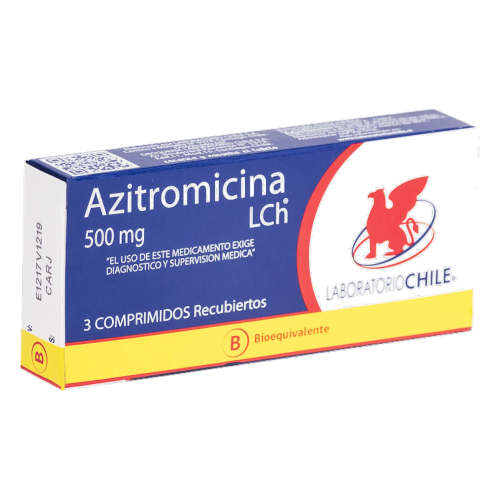 AZITROMICINA COM 500 MG X 3 CHILE (BE)