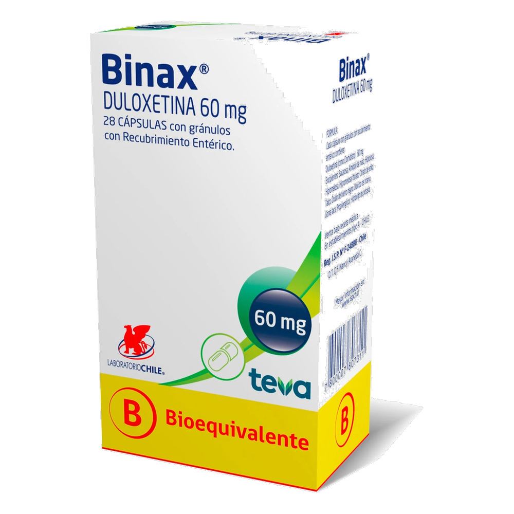 BINAX CAP 60 MG X 28 (BE) (DULOXETINA)