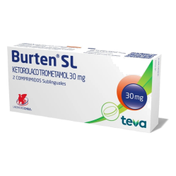 BURTEN SL COM 30 MG X 2