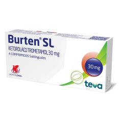 BURTEN SL COM 30 MG X 4