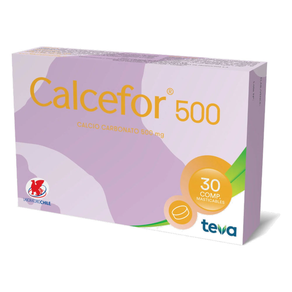 CALCEFOR COM 500 MG X 30
