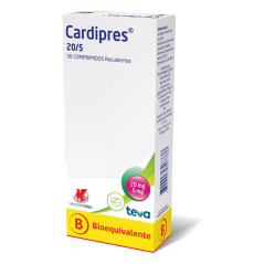 CARDIPRES COM 20/5 MG X 30
