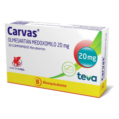 CARVAS COM 20 MG X 30 (BE)
