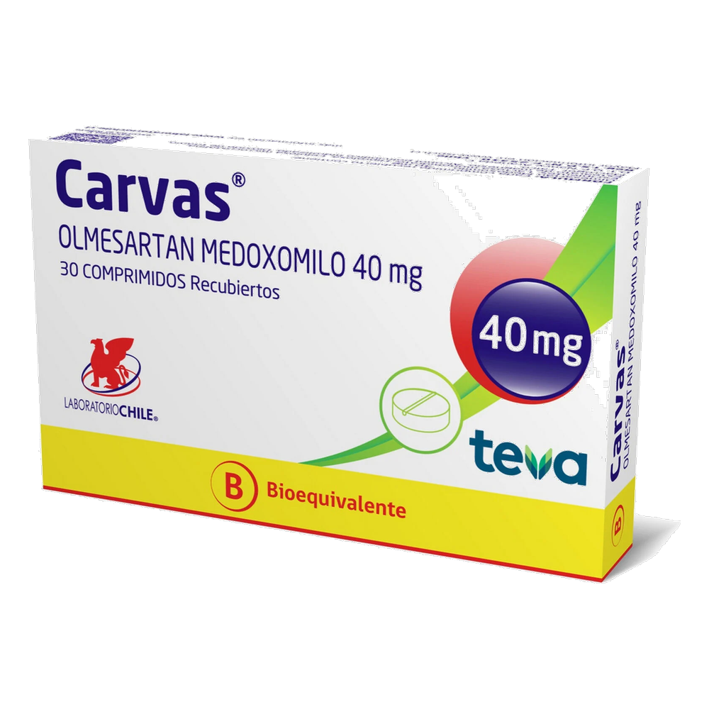 CARVAS COM 40 MG X 30 (BE)