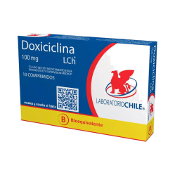 DOXICICLINA COM 100 MG X 10 CHILE (BE)