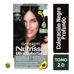 NUTRISSE ULTRA COBERTURA N 2.0 NEGR CL PROF