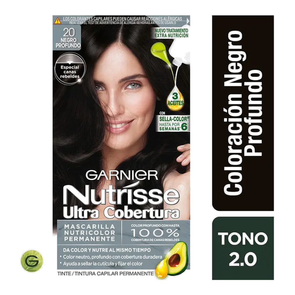 NUTRISSE ULTRA COBERTURA N 2.0 NEGR CL PROF