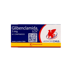 GLIBENCLAMIDA COM 5 MG X 60 CHILE (BE)