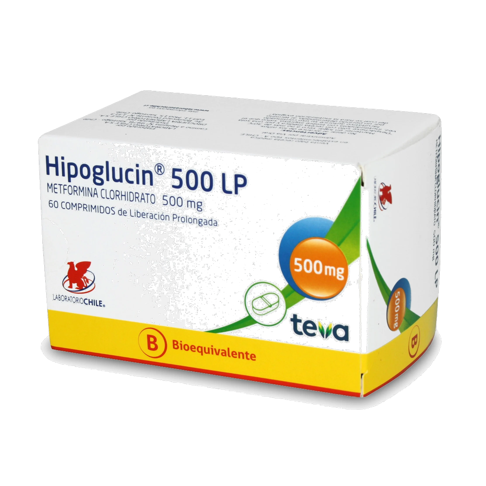 HIPOGLUCIN LP COM  500 MG X 60 (BE)