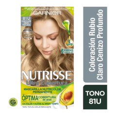 NUTRISSE ULTRA COBERTURA N 81 RUBIO CL CENIZA PROF