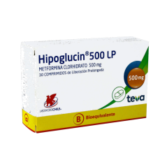 HIPOGLUCIN LP COM 500 MG X 30 (BE)