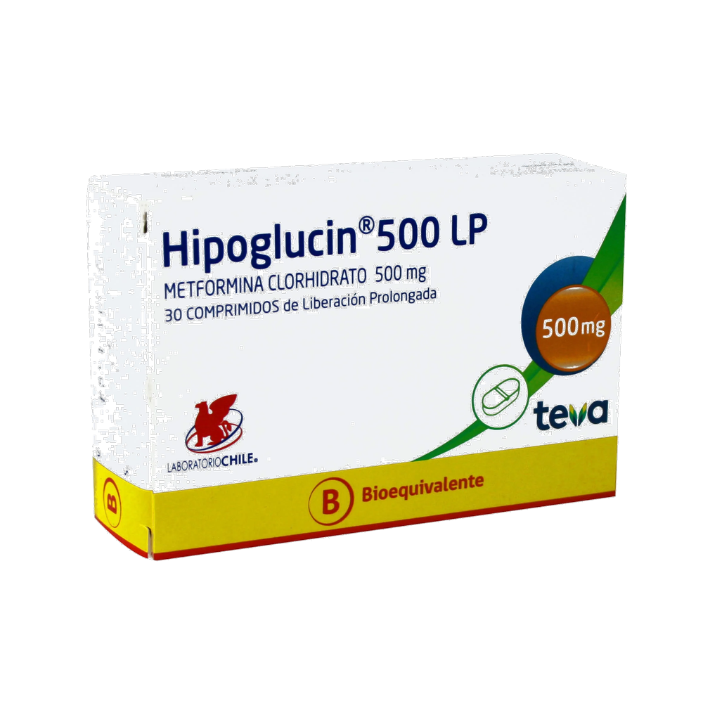 HIPOGLUCIN LP COM 500 MG X 30 (BE)