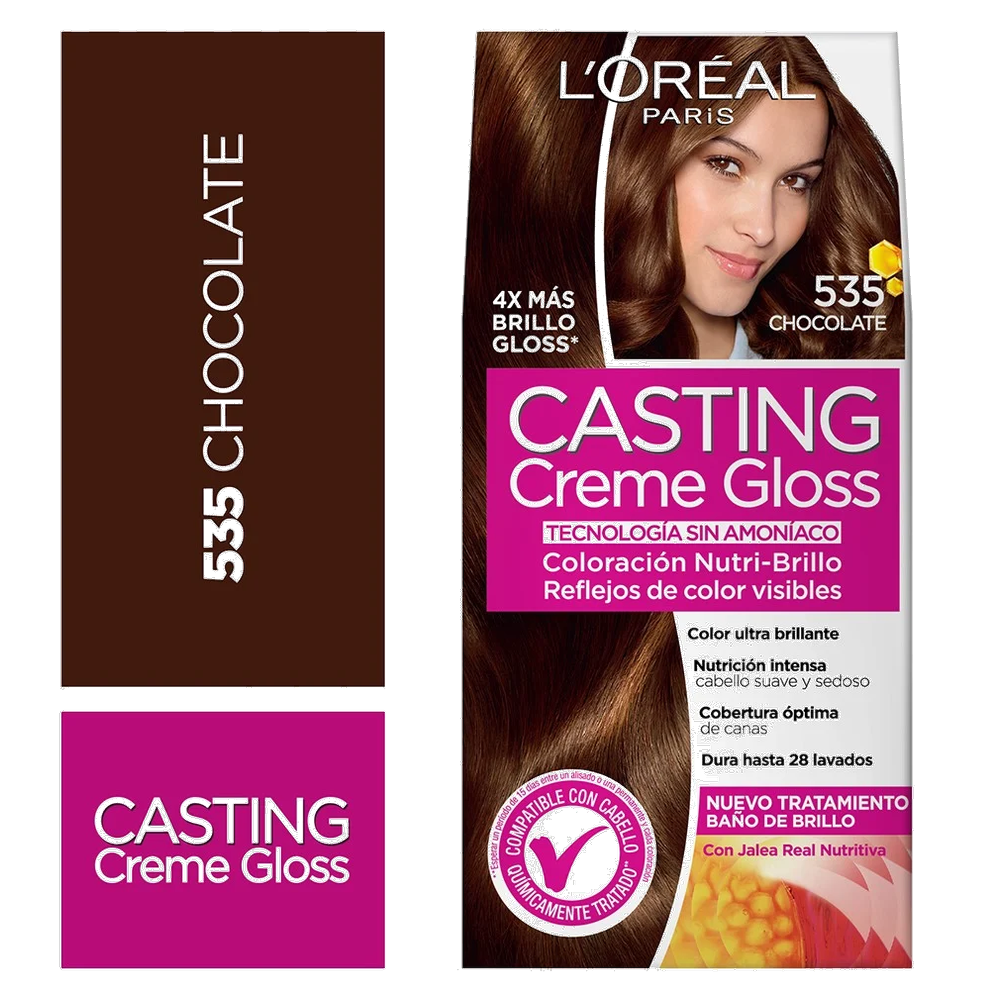 CASTING CREME GLOSS CHOCOLATE JALEA REAL N 535