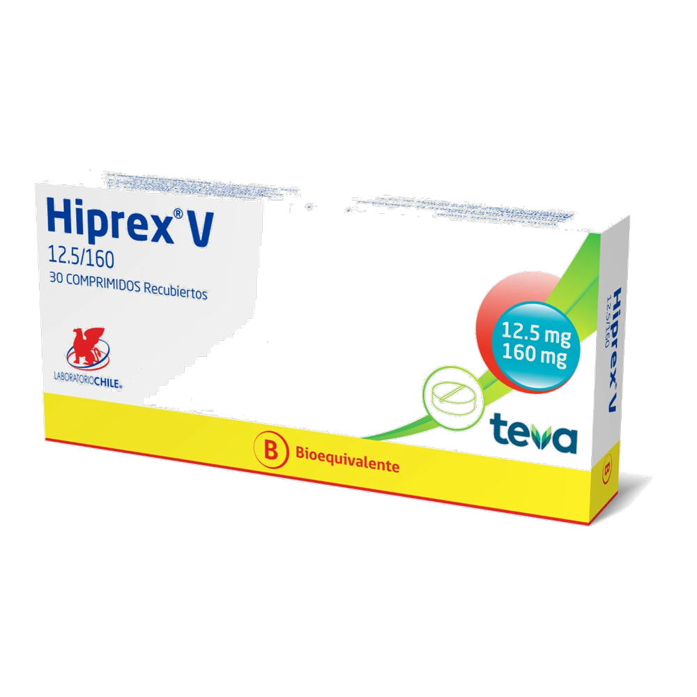 HIPREX V COM 12,5/160 MG X 30 (BE)