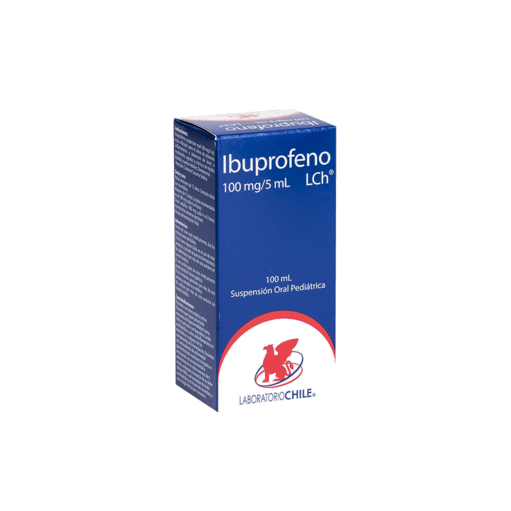 IBUPROFENO SUS 100 MG/5ML X 100 ML CHILE