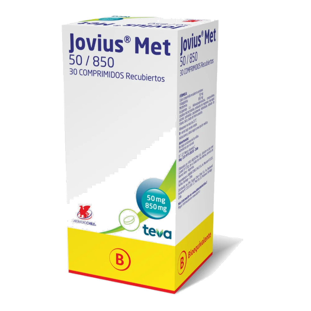 JOVIUS MET COM 50/850 MG X 30