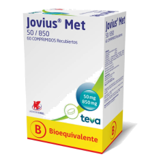 JOVIUS MET COM 50/850 MG X 60