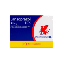 LANSOPRAZOL CAP 30 MG X 30 CHILE (BE)