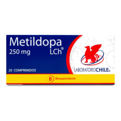 METILDOPA COM 250 MG X 20 CHILE (BE)