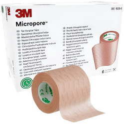 MICROPORE PIEL S/D 5 X 9,1 MTS X 6 UDS 3M (DM)