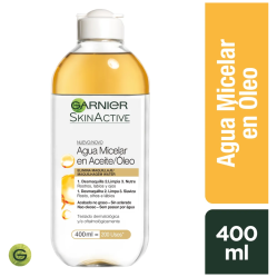 AGUA MICELAR EN ACEITE FACE X 400 ML GARNIER